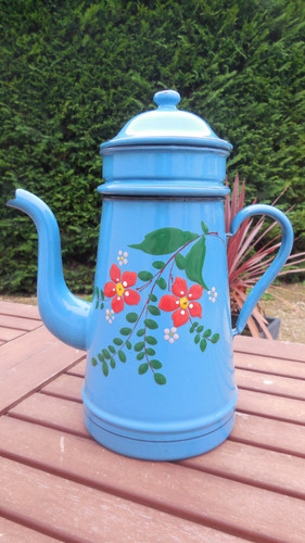 Cafetiere emaillee ancienne - emaillee,