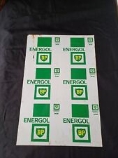 BP Energol Oil Can Design Sheet Plate