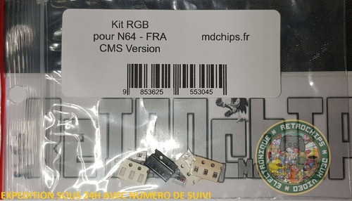 Kit rgb pour n64 nintendo - rgb,