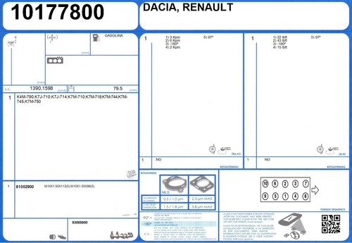 Full engine rebuild gasket set - full,