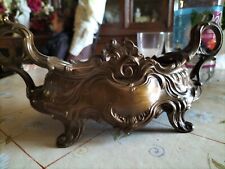 belle jardinière en régule de style Louis XV  rocaille  objet décoration vitrine