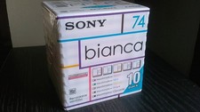 10 Minidisc Sony Bianca Série
