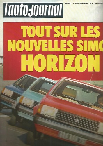 Auto journal 21 simca - l'auto,