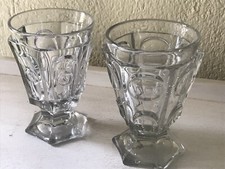 2 ANCIENS VERRES EN CRISTAL
