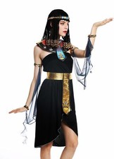 Costume Femme Carnaval Égyptienne Cléopâtre Pharaon M/L W-0264