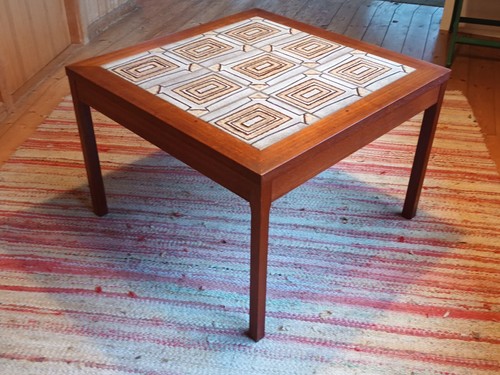 Table basse designer - en, teck