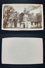 France, Honfleur, La chapelle Notre-Dame-de-Grâce Vintage cdv albumen print 