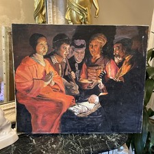 Huile Sur Toile Ancienne