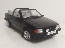 FORD ESCORT MK3 XR3i CABRIOLET NOIR 1984 1/18 SUN STAR + BOITE