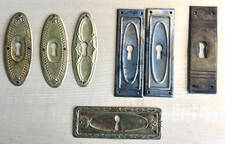 Vintage Cleaning Plate Ornament Lock Door Cabinet Drawer Brass Furniture