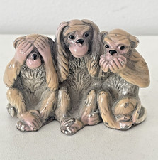 Singes de la sagesse Peltro