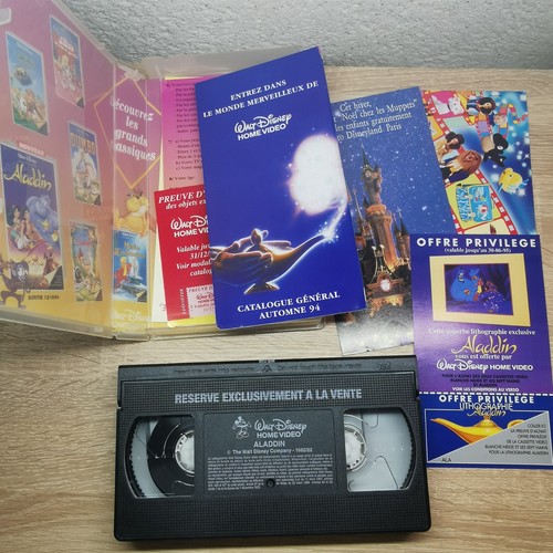 Aladdin cassette vhs - aladdin,