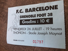 rare ticket )) GRENOBLE V FC