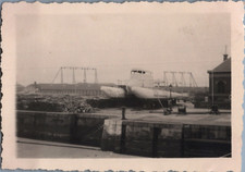 France, Le Havre, Chantier naval, Tirage vintage, ca.1930  Tirage argentique 