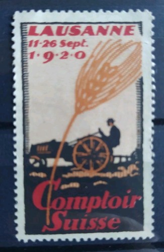 Vignette lausanne 1920 - vignette, le