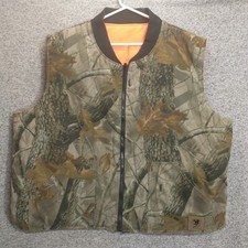 Bob Allen 2XL Reversible Camouflage Vest Insulated Realtree NAHC Life Member
