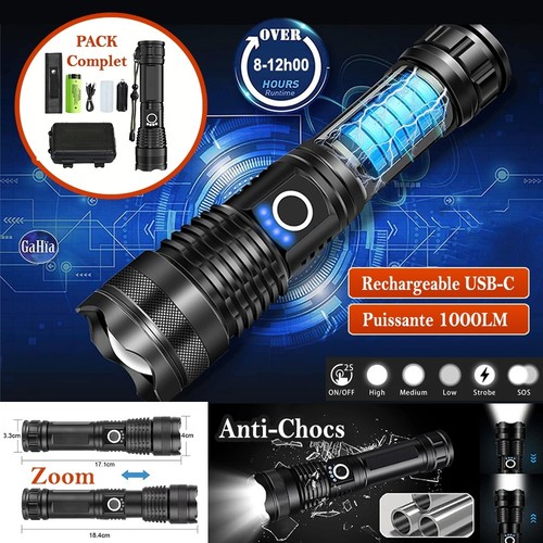 Lampe torche tactique - torche,