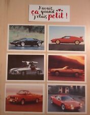 Lot 6 cards BMW motors panini dream cars dream cars 1991 trading cards