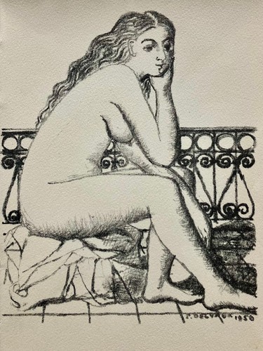 Delvaux paul lithographie - ●,