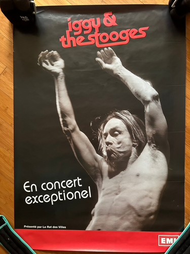 Affiche iggy pop concert - affiche,