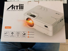 Videoprojecteur WiFi Bluetooth, Retroprojecteur Artlii Mini Projecteur Portable