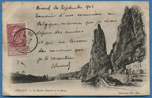 Cpa belgique dinant le - belgique,