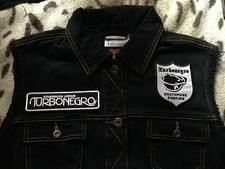 Manteau coupe patch en denim