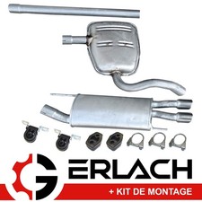 Pour VW Golf  III 2.0 GTI 16V 2.8 VR6 92-97 Hayon echappement silencieux 050