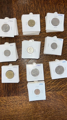 Lot 100pièces monnaie - de,