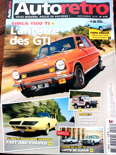 Autoretro 446 simca - simca, 1100ti