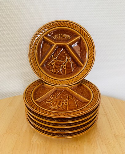 Assiettes fondue - assiettes, a