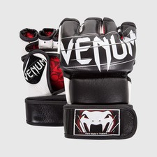 Venum MMA Gloves Black White