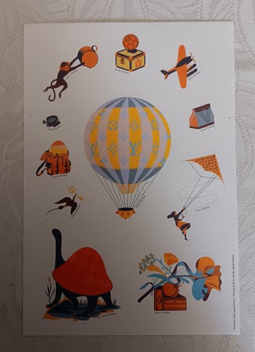 Louis vuitton stickers agenda - louis,