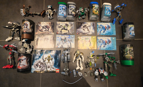 Lego bionicle lot 2003 9 - -,