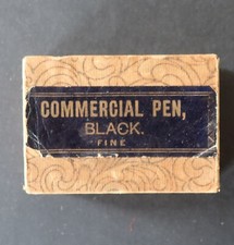 Boite plume COMMERCIAL PEN black nibs box écriture