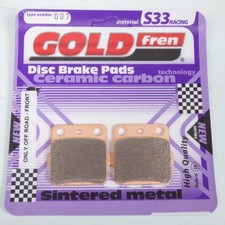 Plaquette de frein Gold Fren pour Quad Yamaha 660 YFM R Raptor 2001 à 2005 AVG /