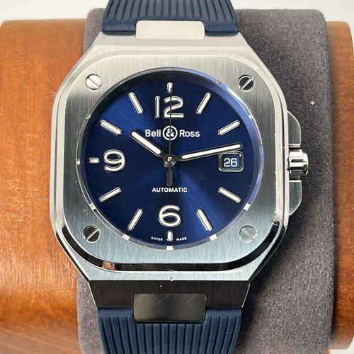 Bell ross br05 blue steel - blue,