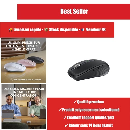 Logitech anywhere souris - anywhere, 3s