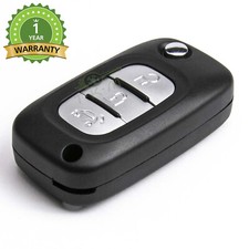 CLÉ COQUE POUR PER SMART FORTWO FORFOUR 3 BOUTON LAME VA2