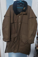 Vintage Kanuk Mens Winter Coat Long Size 5 Dark Green Kaki 46 Inch Excellent