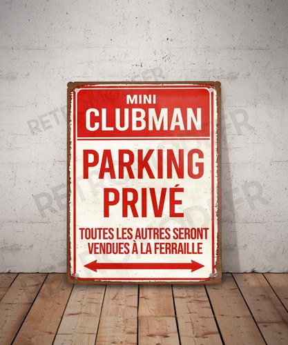 Plaque métal vintage mini - vintage,