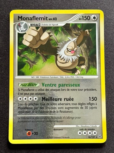 Carte pokémon monaflemit - carte,