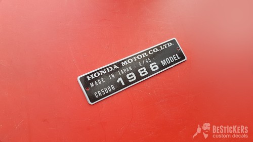Honda cr500 500 1986 86 - honda, cr