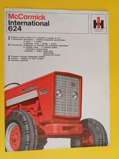 Mc Cormick International 624 HARVESTER Folded 28 x 21 cm Tractor Leaflet