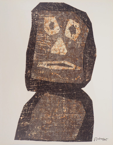 Jean dubuffet totem - jean, moaï