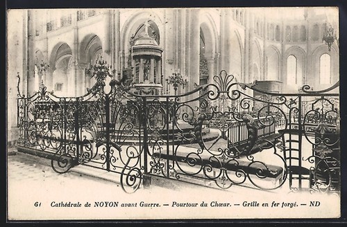 Cpa noyon cathédrale - cpa, noyon,