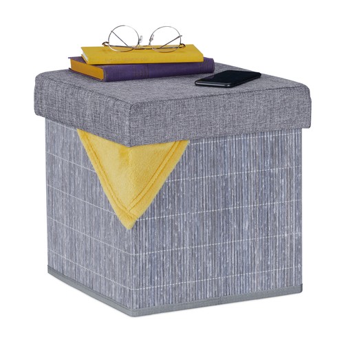 Tabouret rangement pliable - tabouret,