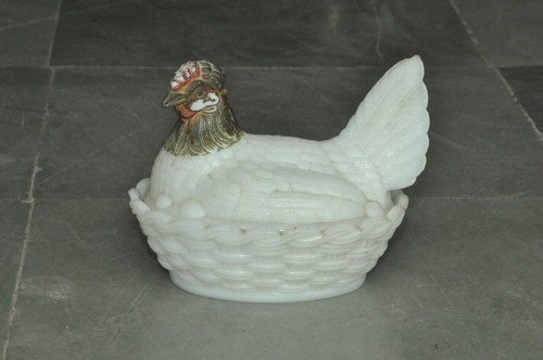 Vintage estampé poule dans - vintage,