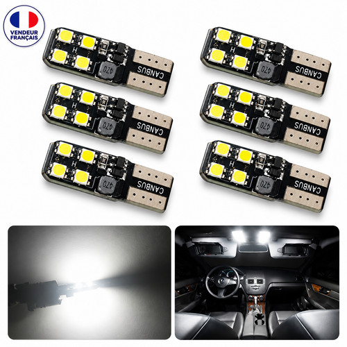 Ampoules t10 w5w led 8smd - t10,