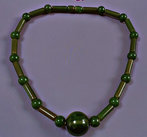 Perles collier jade - collier,